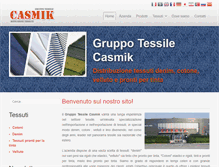 Tablet Screenshot of casmik.it